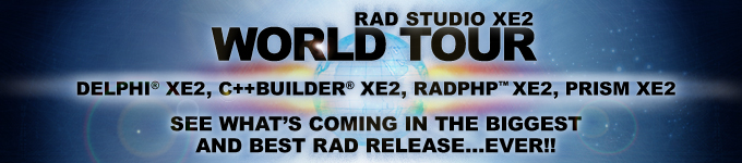 RAD Studio XE2 World Tour